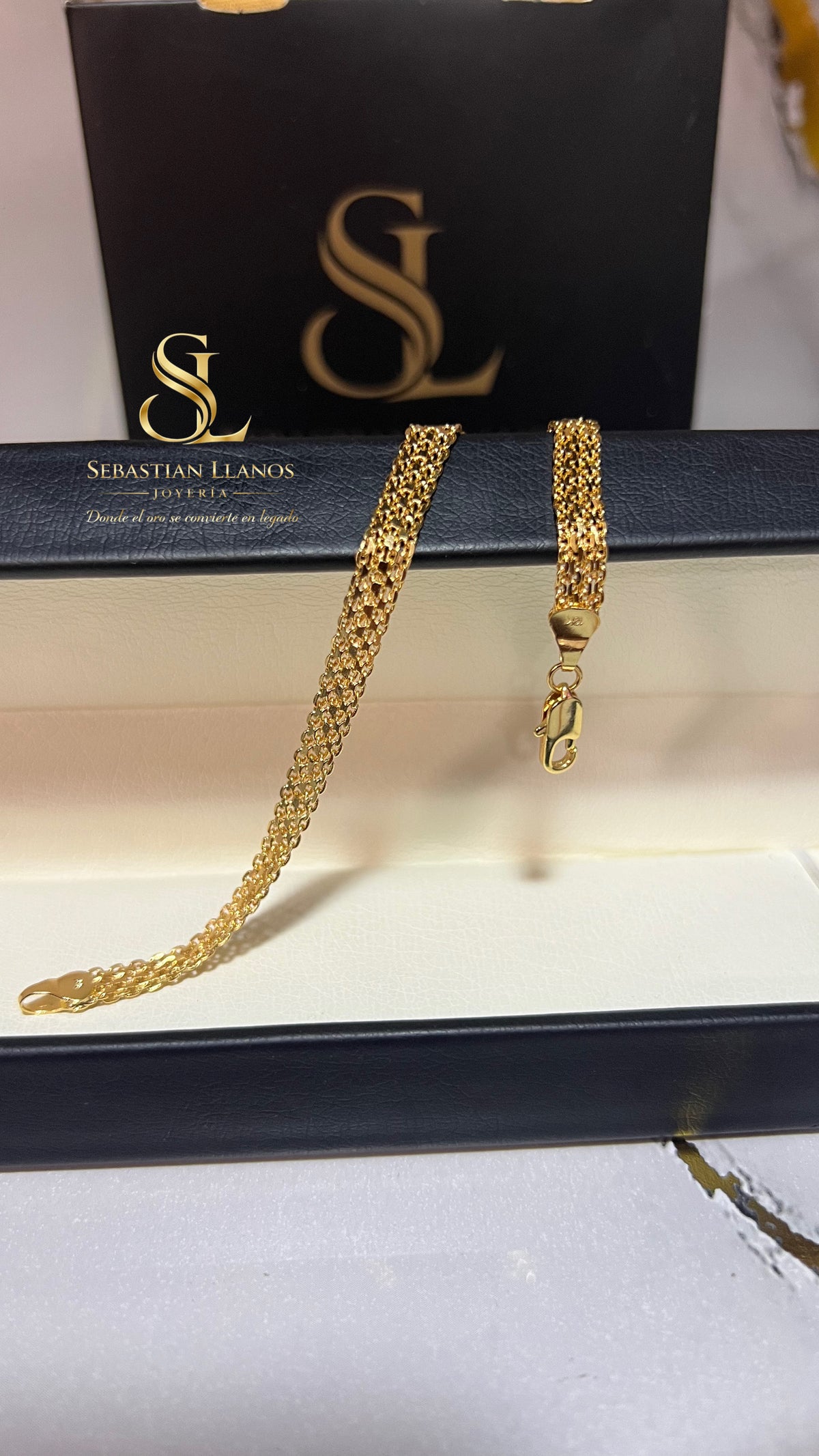 Pulsera Chinesca doble Carril