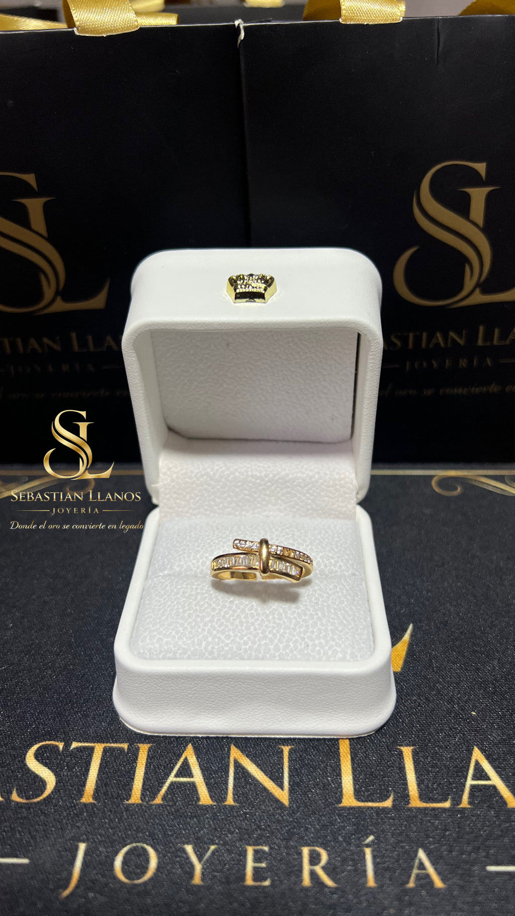 Anillos Lazo Baguette