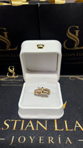 Anillos Lazo Baguette