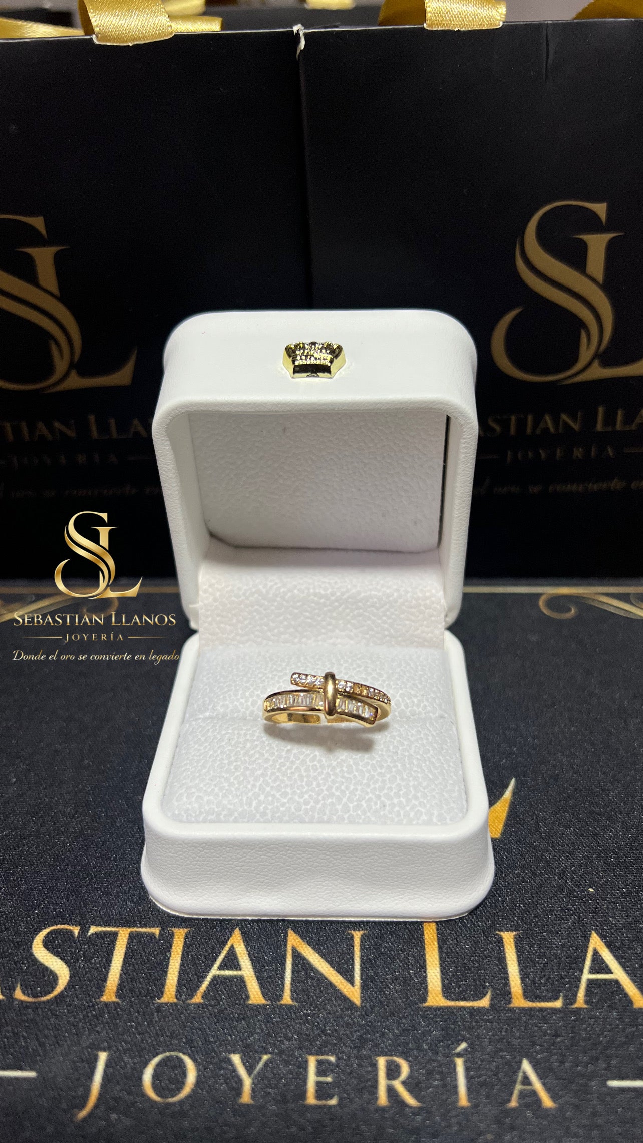 Anillos Lazo Baguette