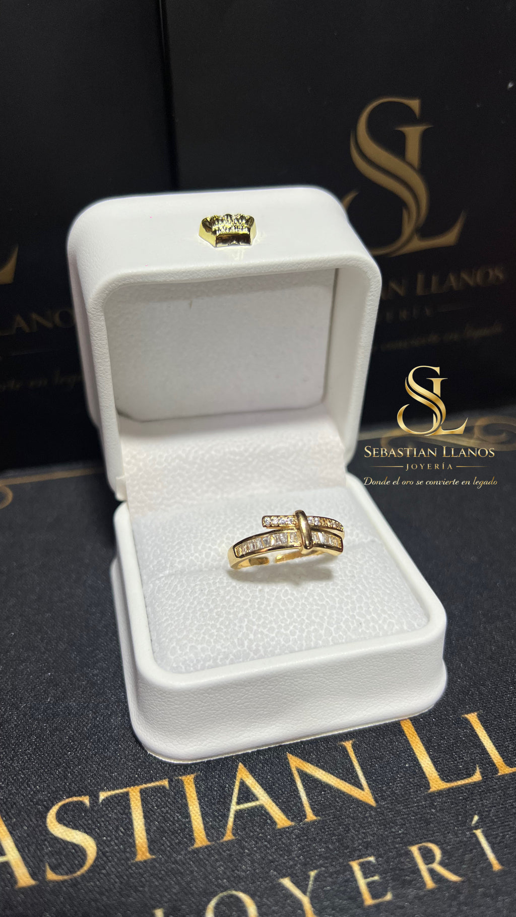 Anillos Lazo Baguette