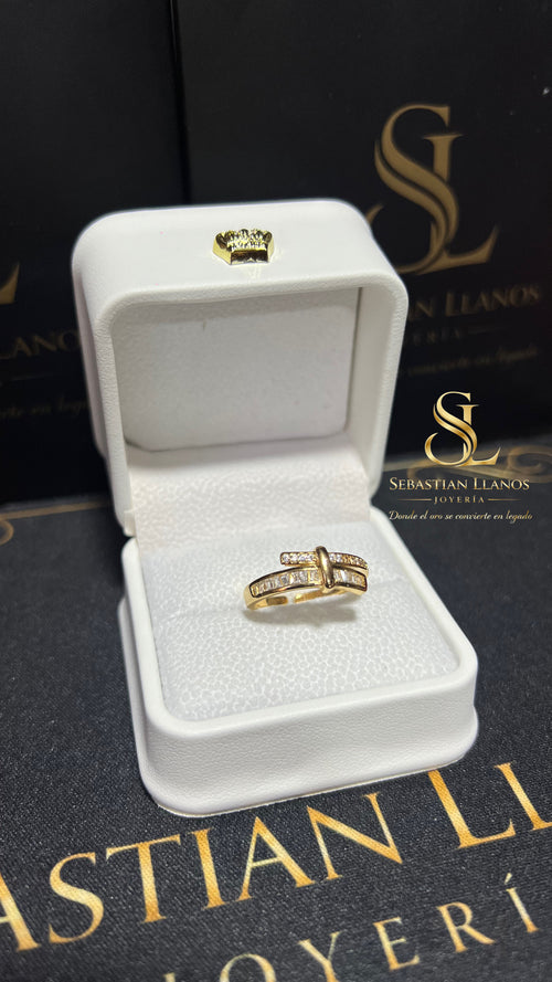 Anillos Lazo Baguette