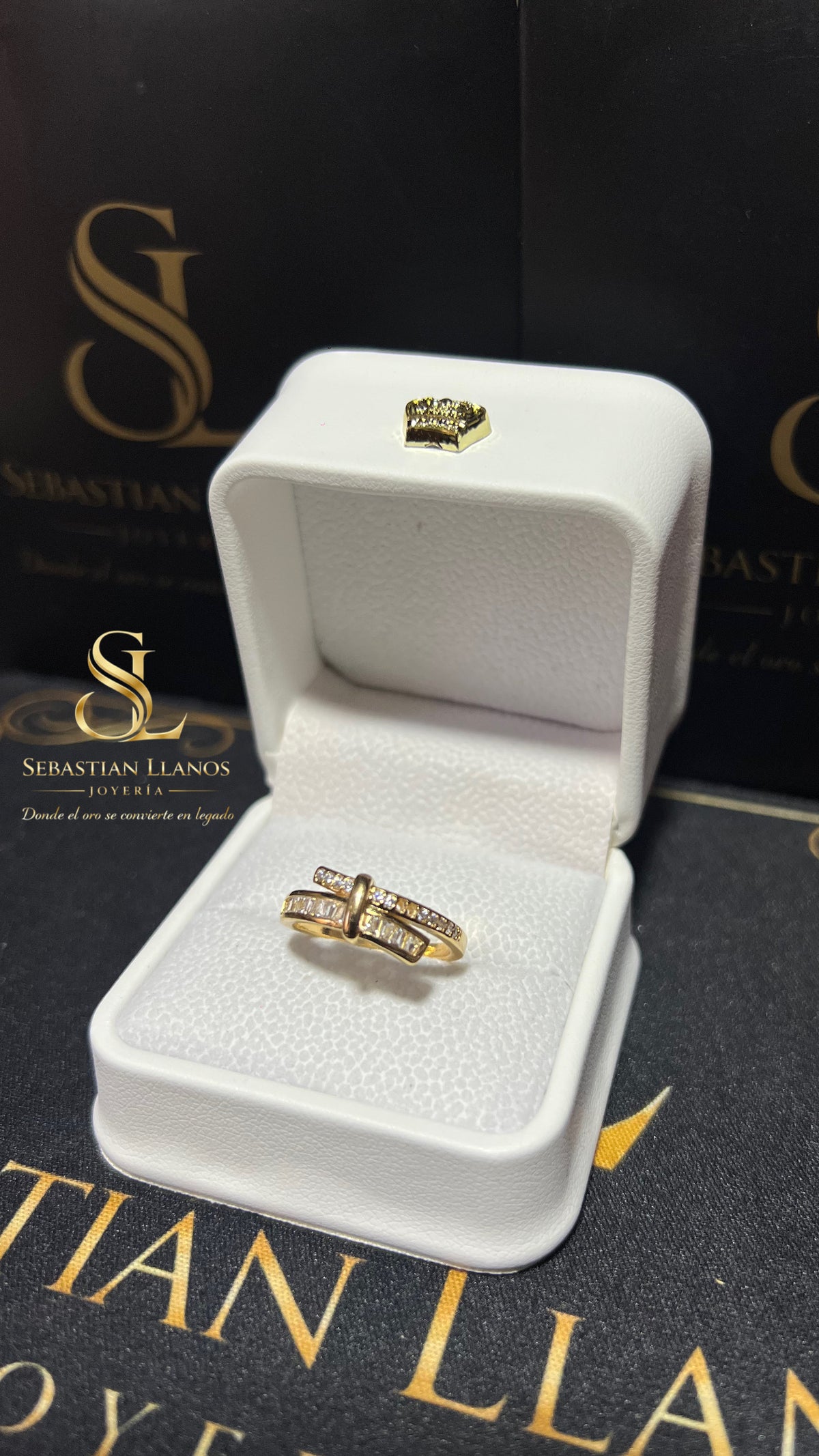 Anillos Lazo Baguette